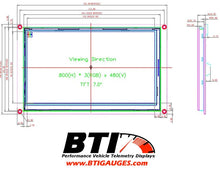 Load image into Gallery viewer, BTI 7" Multi-Integration Touch Screen RAW Screen