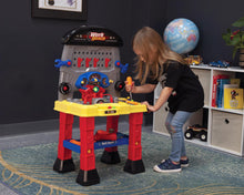 Load image into Gallery viewer, Kids Toy Work Bench With Light Up Engine