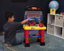 Load image into Gallery viewer, Kids Toy Work Bench With Light Up Engine