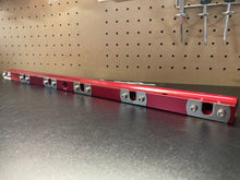 Load image into Gallery viewer, 2JZ-GTE Billet Aluminum Fuel Rail 14mm, Anodized Red *CLEARANCE*
