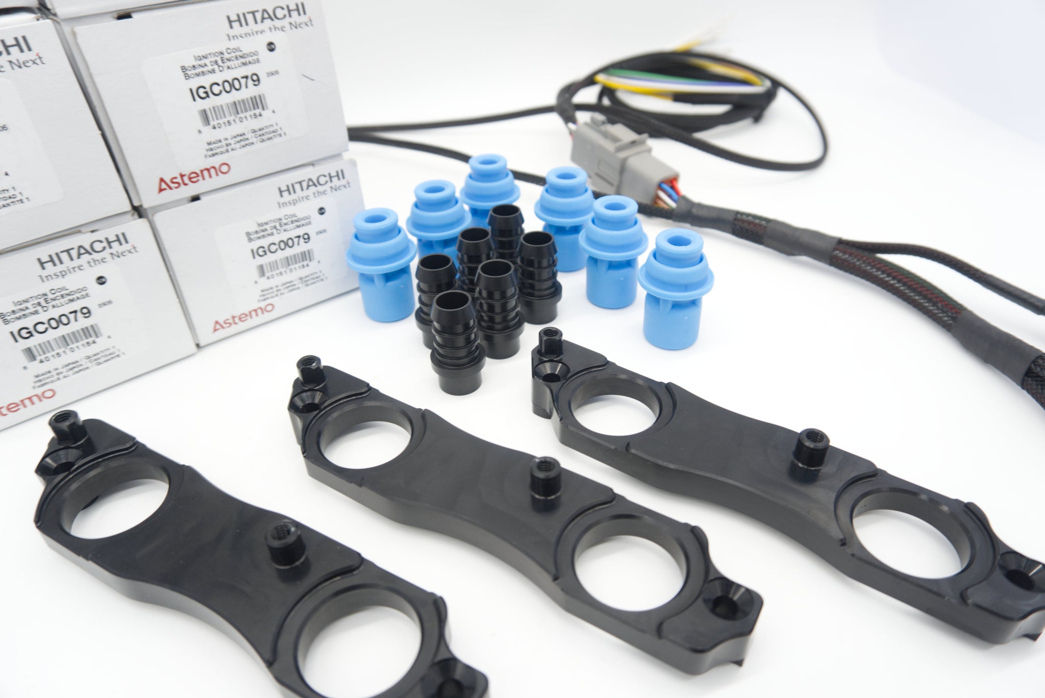Type R Coil Pack Overlay Autosports Engineering 1JZ-GTE & 2JZ-GTE Nissan R35 GT-R VR38 Coil Con ...