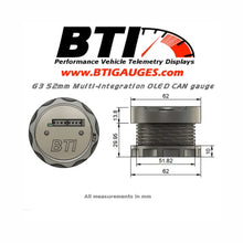 Load image into Gallery viewer, BTI Multi-Integration 52mm OLED CAN Gauge