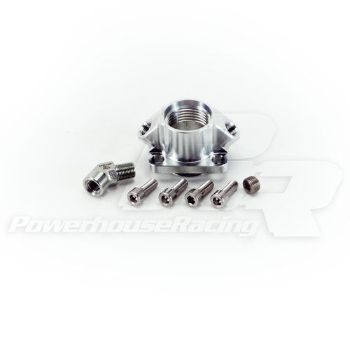 PHR ORB/Oil Temp/Crank Case Pressure Combination Adapter for 2JZ