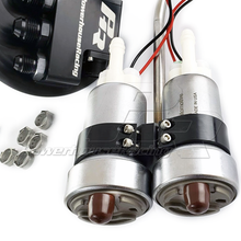 Load image into Gallery viewer, PHR V3 CNC Dual Walbro Fuel Pump Hanger for Nissan S14, S15, R33, R34 *Pumps Not Included*