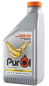 PurOl Elite Series Synthetic Motor Oil 20W50 1L - Universal