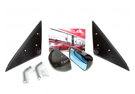 APR Carbon Fiber Mirrors Formula GT3 Black 02-07 Subaru WRX/STi