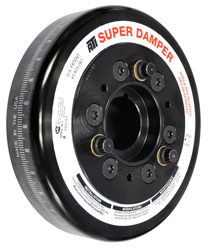 ATi Racing Super Damper Crank Pulley Stock Diameter for 93-98 Toyota Supra 2JZ-GTE 2JZ-GE