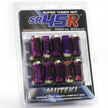 Load image into Gallery viewer, Muteki SR45R Open End Lug Nuts - Burnt Titanium