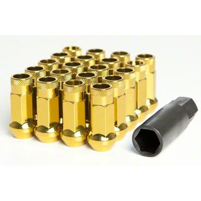 Muteki SR48 Open End Lug Nuts - Gold Chrome