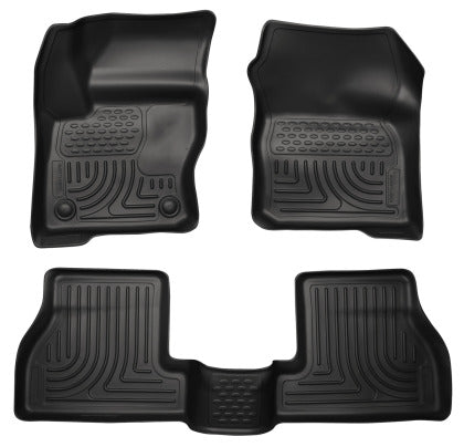 Husky Liners WeatherBeater Combo Black Floor Liners 12-16 Ford Focus ST (4DR/5DR)