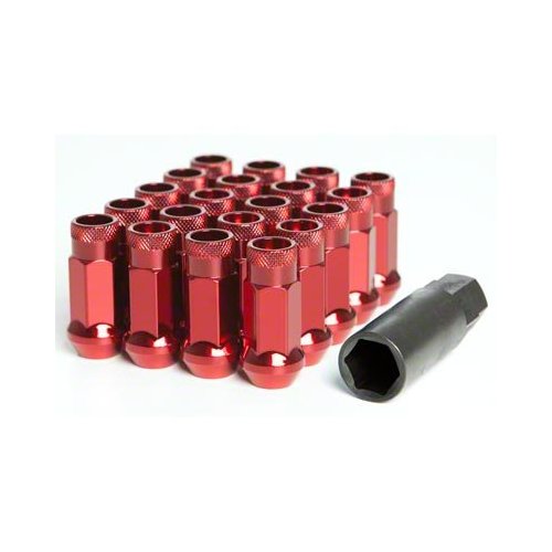 Muteki SR48 Open End Lug Nuts - Red